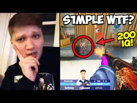 STEWIE2K SHOWS 200IQ CSGO TRICK! S1MPLE IS A RAPPER?! CS:GO Twitch Clips