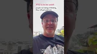 Use your PTO dont get screwed! #justmakethejump #pto #work #toxicwork #iquit #vacation
