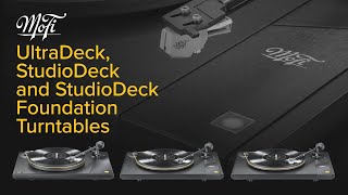Video thumbnail for Review: MoFi Electronics' Turntable Trio - UltraDeck, StudioDeck and Foundation by Music Direct