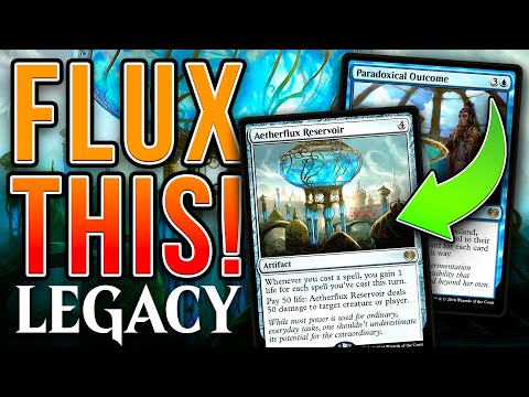 BROKEN AF(lux) Reservoir! Mono-Blue Paradoxical Outcome — Legacy Storm | Magic: The Gathering | MTG