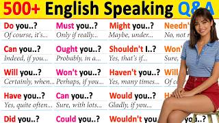🔥Improve English Speaking Skills Everyday English Conversation modal verbs grammar #americanenglish