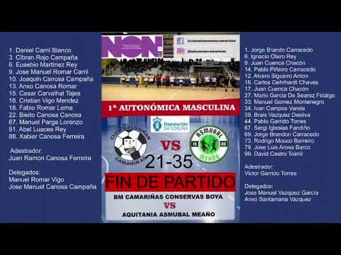 Resumen BM CAMARIÑAS CONSERVAS BOYA VS AQUITANIA ASMUBAL MEAÑO