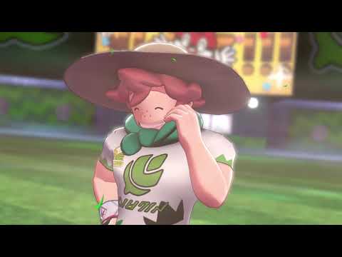 20191120171600 Pokemon Shield Snip 26 - Defeated Turffield (Grass) Gym Leader Milo