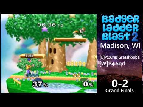 BLB2 - Grasshoppa (Peach) vs. SQRL (Fox) SSBM Grand Finals