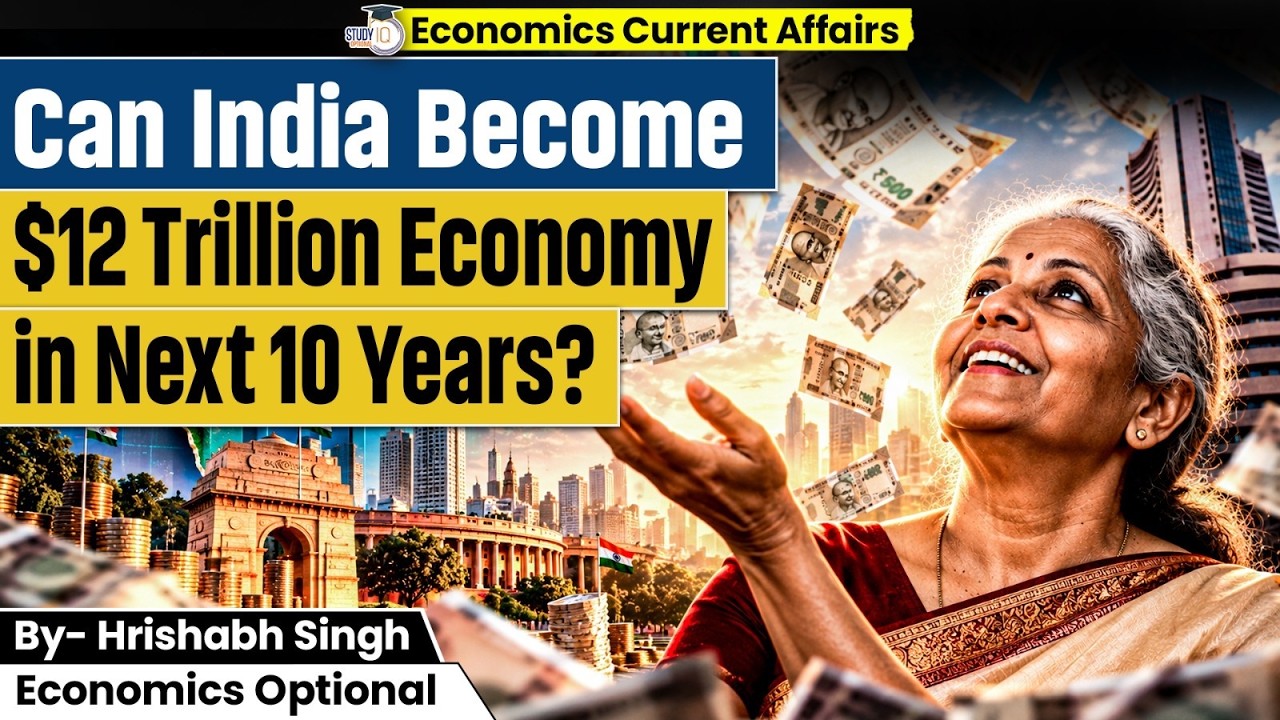 India $12 Trillion Economy Roadmap 2026 Economics Optional Series