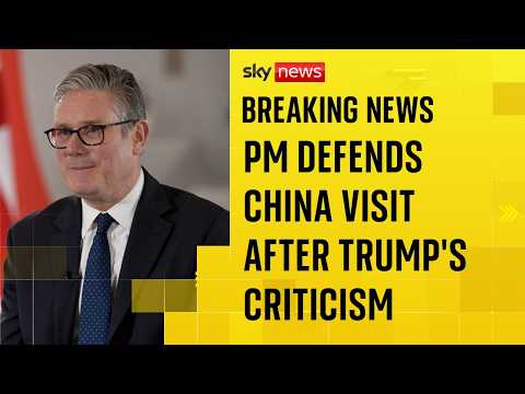 BREAKING: PM defends China visit after Trump warning in interview with Beth Rigby