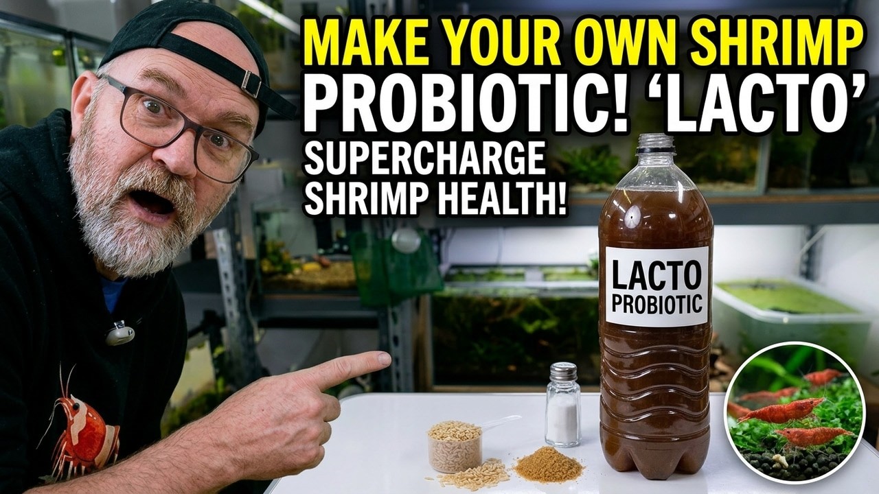 How to Make a Lacto Probiotic for Shrimp | Bottle Culture, Dosage & Tank Benefits