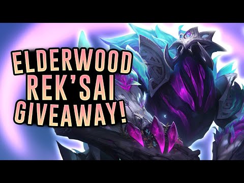Elderwood Rek'sai Giveaway and Jungle Carry!