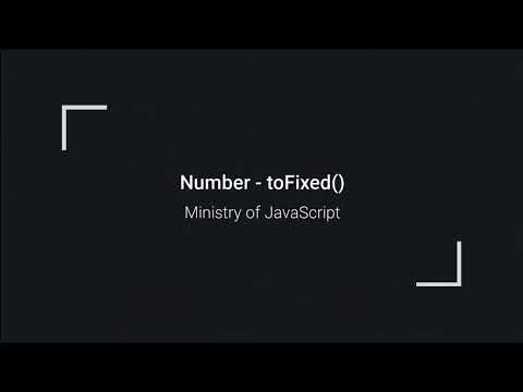 Tofixed Method In Javascript Javascript Number Methods Shorts