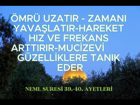 Tayyi Mekan Sırlarına Erdiren Neml Suresi 39. ve 40. Ayet