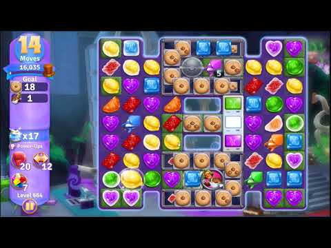 Wonka's World of Candy Level 664 - NO BOOSTERS + FULL STORY 🍫 | SKILLGAMING ✔️