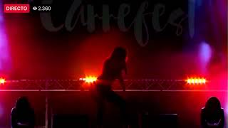 Mimi Doblas cantando Don’t Cha en el Carrefest 2018. Castellon 7-7-18