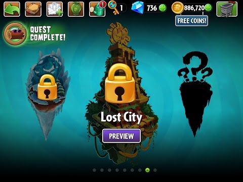 HACK Plants vs Zombies 2 - Unlocked All Worlds!