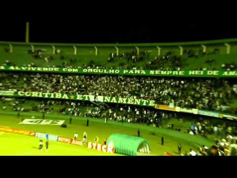 [HD] CORITIBA 5X1 América-RN — Império cantando após o jogo 12-oct-2010