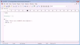 Beginner PHP Tutorial - 26 - do while Loop