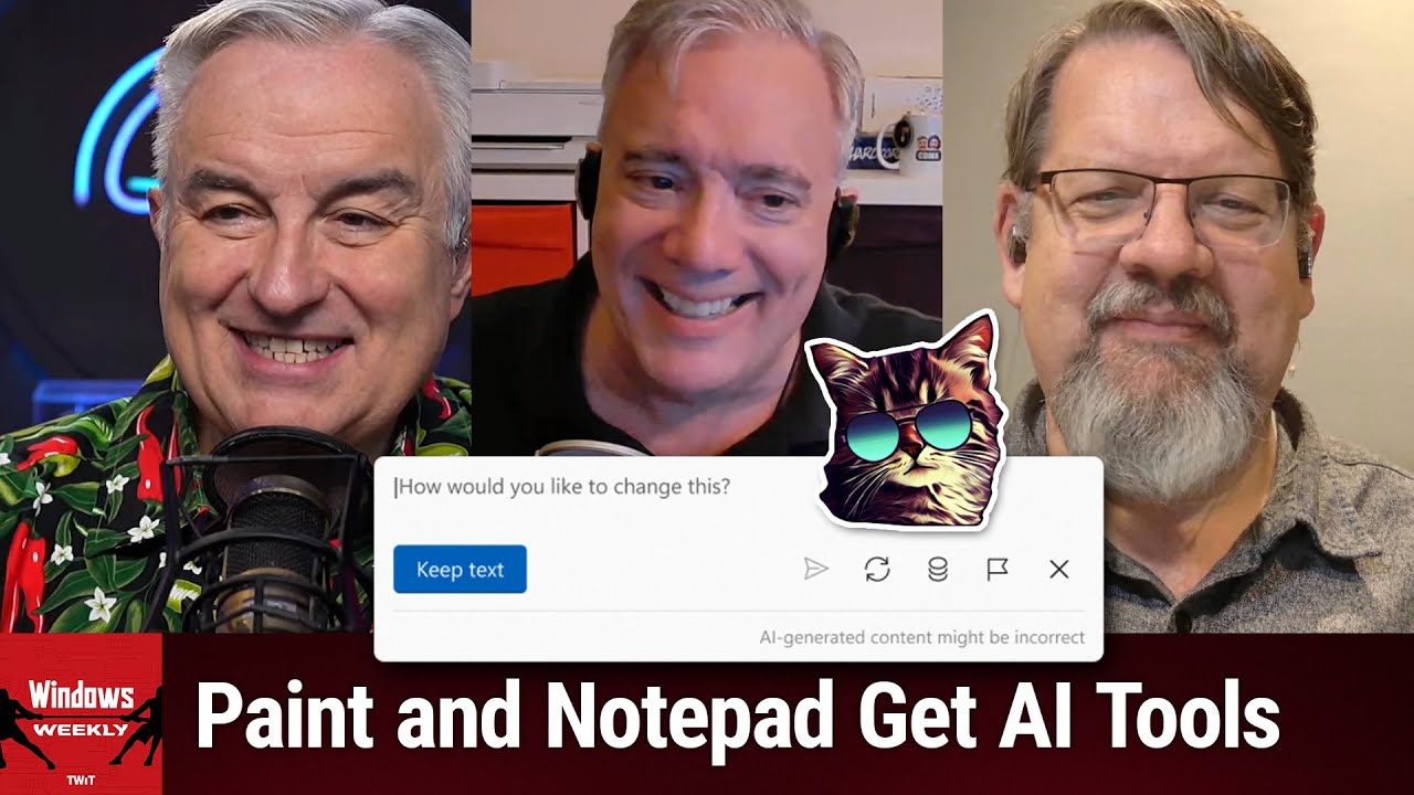 OK, JK - Paint, Notepad, and Snipping Tool Get AI Upgrades