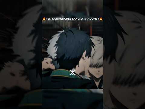 [BOFURIN VS KEEL] Sakura Got Punched by Ren Kaji Randomly 🥶 // Wind breaker! #windbreaker #anime