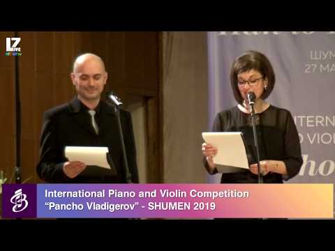 INTERNATIONAL PIANO AND VIOLIN COMPETITION "PANCHO VLADIGEROV" 2019 - CLOSING (VIOLIN)
