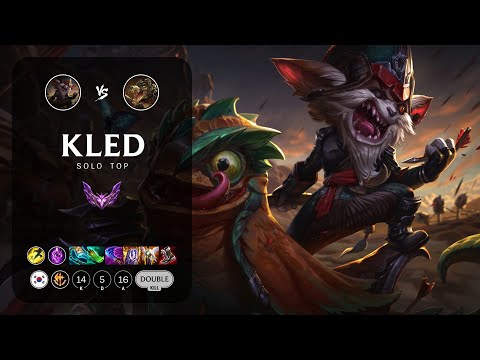 Kled Top vs Renekton - KR Master Patch 13.19