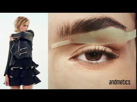 andmetics brow wax strips - perfect BROWS