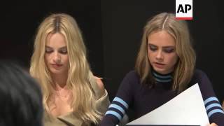 Margot Robbie responds to wedding rumors by displaying her ring finger on Instagram