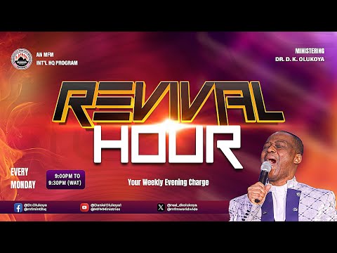 MFM REVIVAL HOUR - 29-12-2025  MINISTERING: DR D.K. OLUKOYA