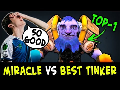 Miracle vs BEST Tinker spammer — Funkefal highest Rank Tinker