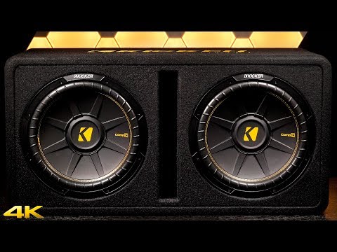Kicker DCWC Dual Loaded Subwoofer Enclosures - Big AF!!!
