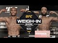UFC 278: Live Weigh-In Show