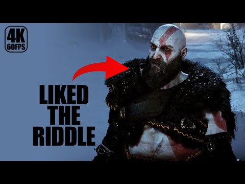 The Only Riddle KRATOS Couldn't SOLVE and LIKED God of War Ragnarök [4K 60FPS PS5 Gameplay]