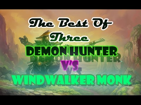 WoW [Legion Beta] 110 Demon Hunter V's Windwalker Monk Duels - Gameplay BETA KEY GIVEAWAY!