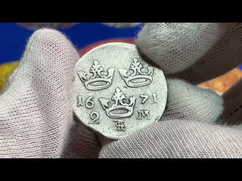 Karl XI - 2 Mark 1671 från Roberto Delzanno Mynthandel