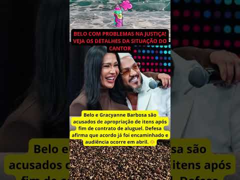 Belo é Procurado por Apropriação Indébita! 😳⚖️