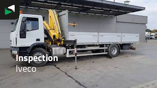IVECO Eurocargo 180E250 4X2 HYVA HB.150XE3 Kran Crane Automatic Euro 5 flak lastbil | Bild 4 - Autoline