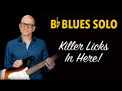 Learn 6 Killer Blues Licks in Bb - intermediate guitar players