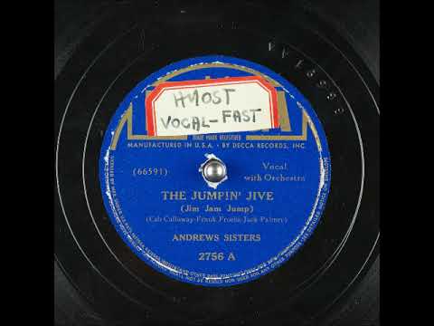 The Jumpin' Jive (Jim Jam Jump) ~ Andrews Sisters with Orchestra (1939)