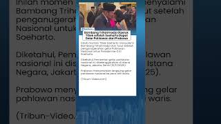 Momen Haru Titiek Peluk Bambang Trihatmodjo setelah Prabowo Anugerahi Gelar Pahlawan ke Soeharto