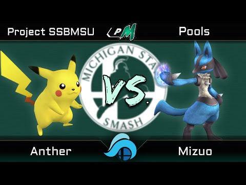 ProjectSSBMSU Project M Pools - Anther (Pikachu) vs. Mizuo (Lucario/Sonic)