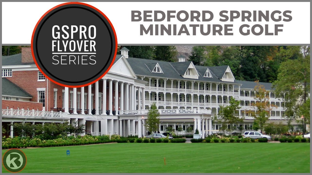 Watch Bedford Springs Miniature Golf flyover on YouTube