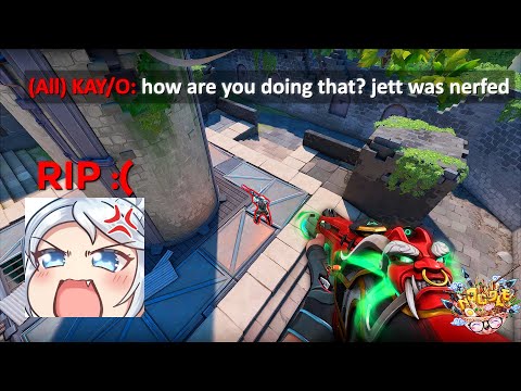 So I thought Riot NERFED Jett...