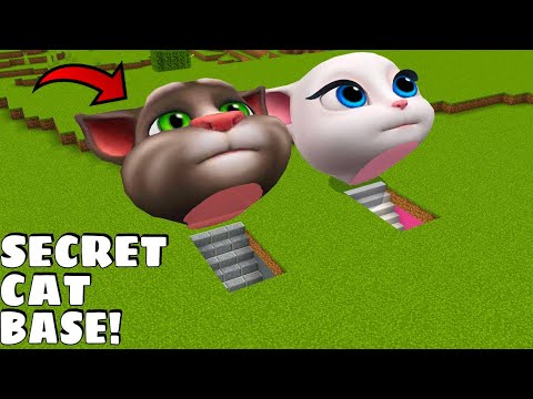 I found SECRET TALKING TOM AND ANGELA UNDERGROUND BASE in Minecraft - Gameplay - Coffin Meme