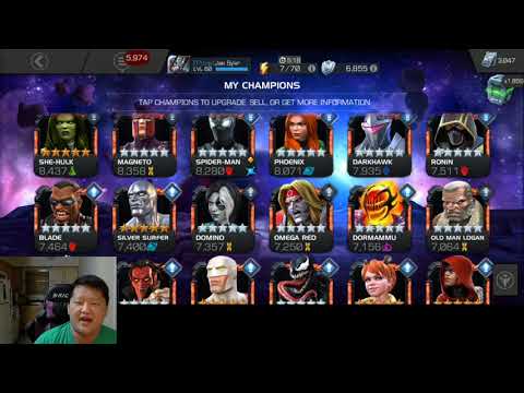 My 6th Rank 2 6*, and Account Progress (512 Days) - Marvel Contest of Champions