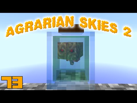 Minecraft Mods Agrarian Skies 2 - LAVA RAFTING [E73] (Modded Skyblock)