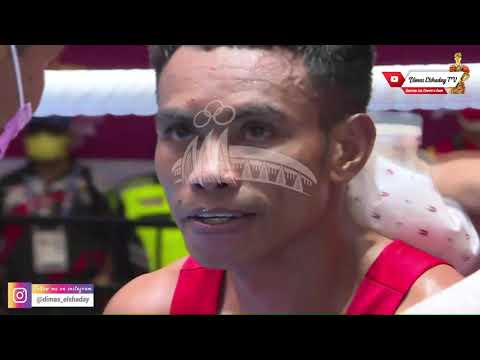 YULIUS BRIA (BALI) VS SIMON MAKERAWA (JABAR) PON PAPUA KELAS 52-56KG