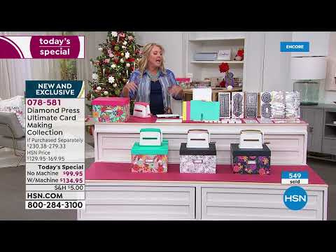 HSN | Paper Crafting - Diamond Press 11.09.2021 - 04 AM
