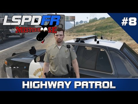 GTA V LSPDFR EP #8 - SAHP Traffic Patrol