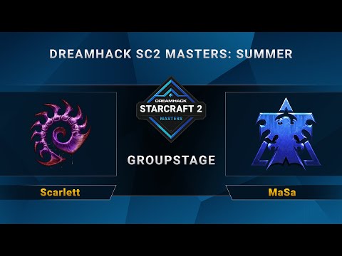 SC2 - Scarlett vs. MaSa - DreamHack SC2 Masters Summer - Group B - NA