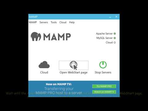 MAMP problem (set ports and web server)