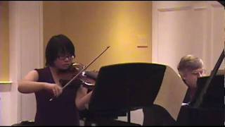Suhana Plays Eric Sawyer's Sonata for Violin and Piano III