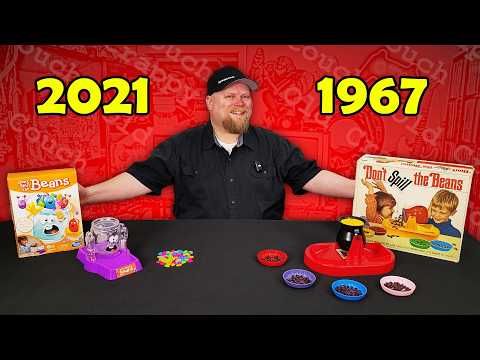 Don't Spill the Beans Retro Board Game Review - Schaper (1967) vs. Hasbro (2021)